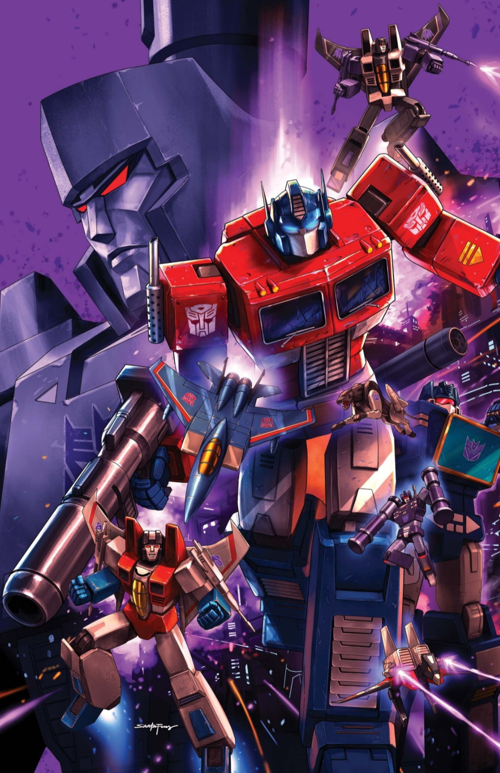 Transformers #35 DOUBLE SIDED Santa Fung FOIL PRESALES 8/12