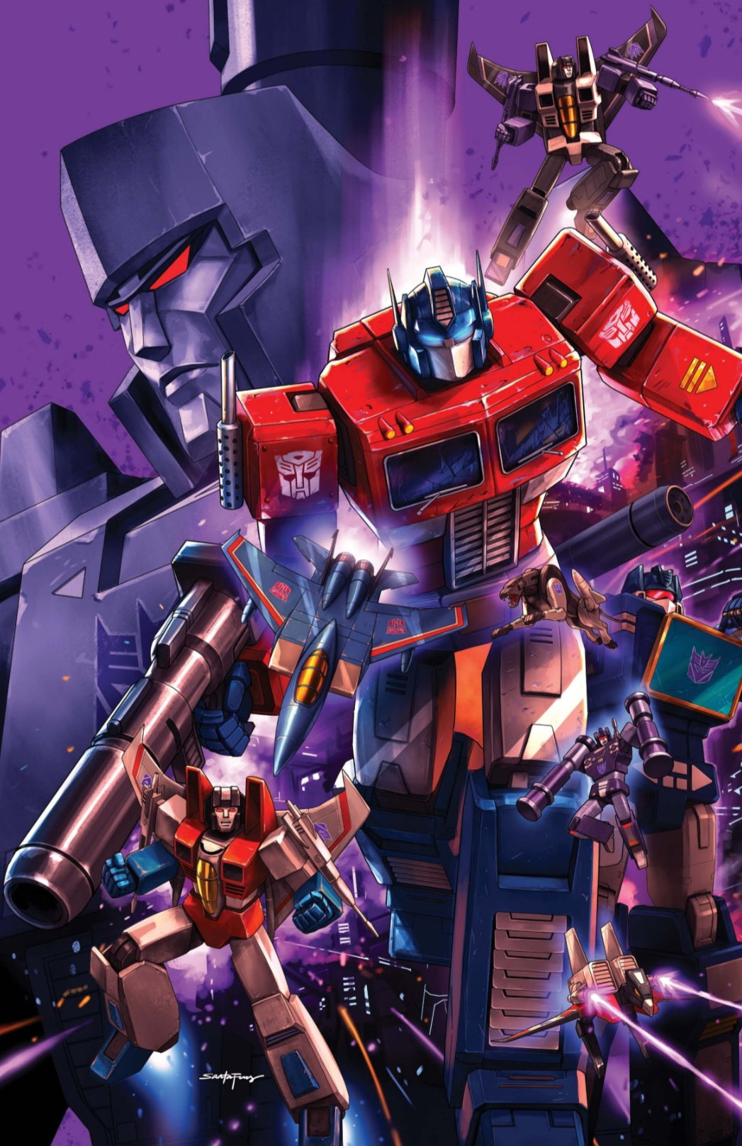 Transformers #35 DOUBLE SIDED Santa Fung FOIL PRESALES 8/12