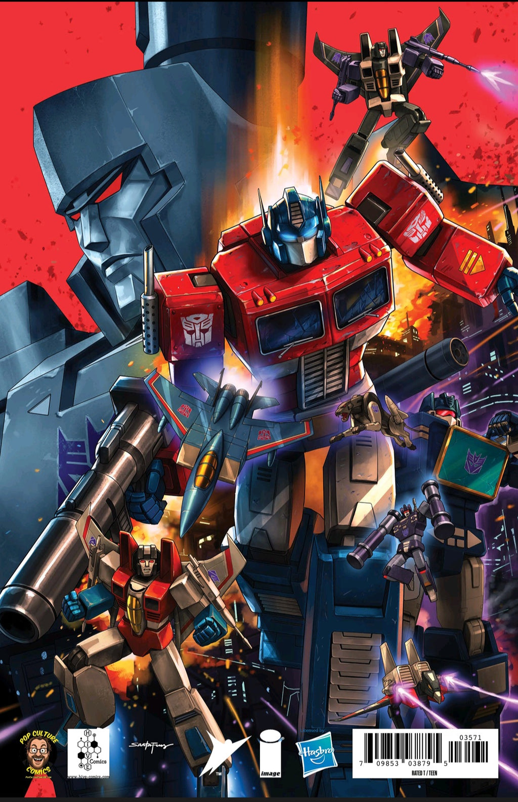 Transformers #35 DOUBLE SIDED Santa Fung FOIL PRESALES 8/12