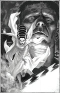 Bride of Frankenstein #1 Santa Fung Virgin B&W Exclusive Ltd to 700 PRESALE 10/28