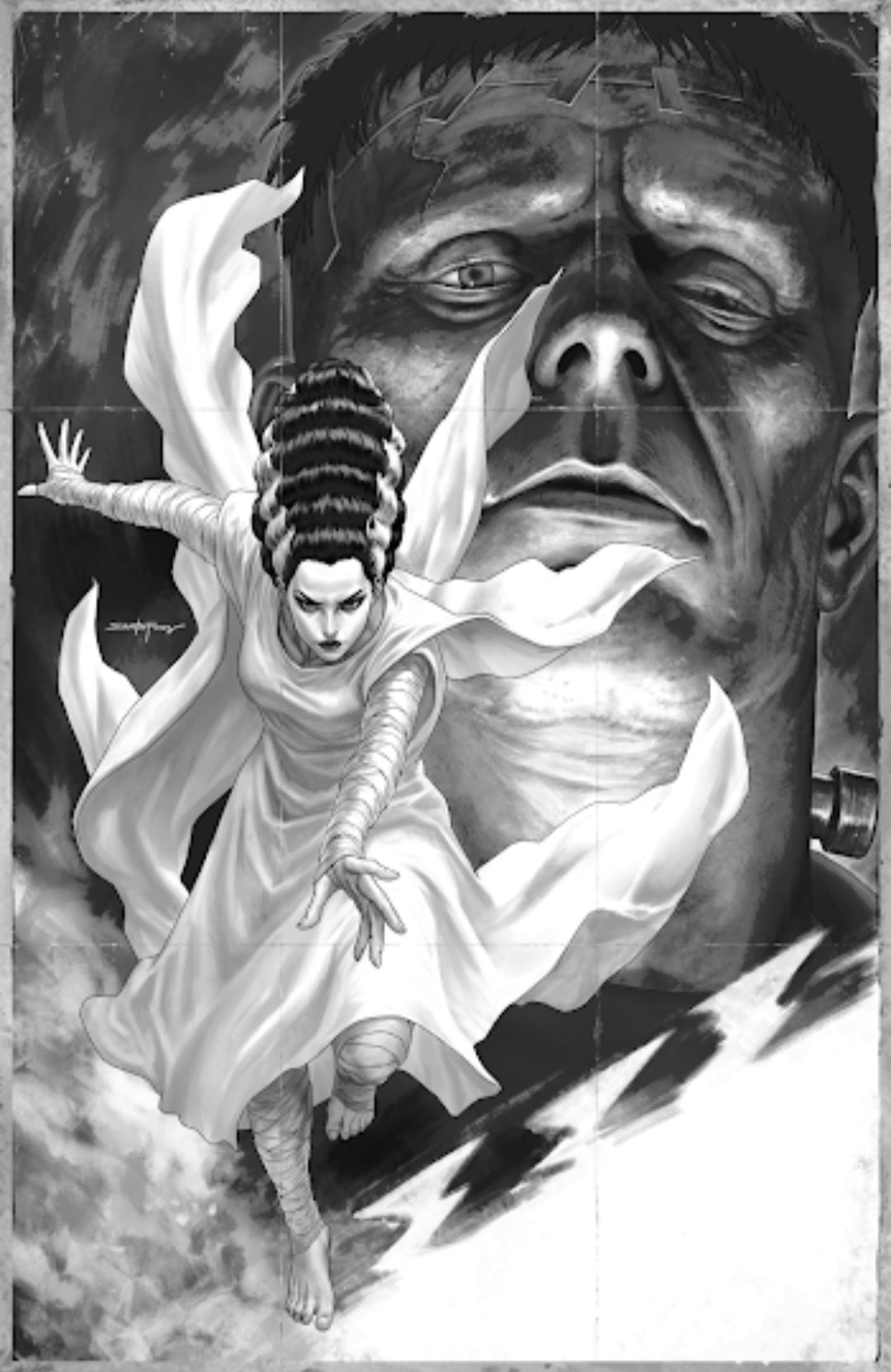 Set of 3 Bride of Frankenstein #1 Santa Fung & Leirix Li Ltd to 700 PRESALE 10/28