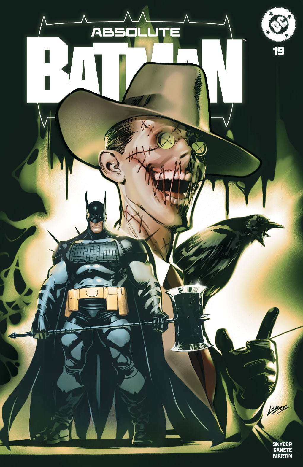 Absolute Batman #19 Pablo Villalobos PRESALE 4/15 EXCLUSIVE Trade B&W Foil LTD to 1000 1st Appearance Scarecrow