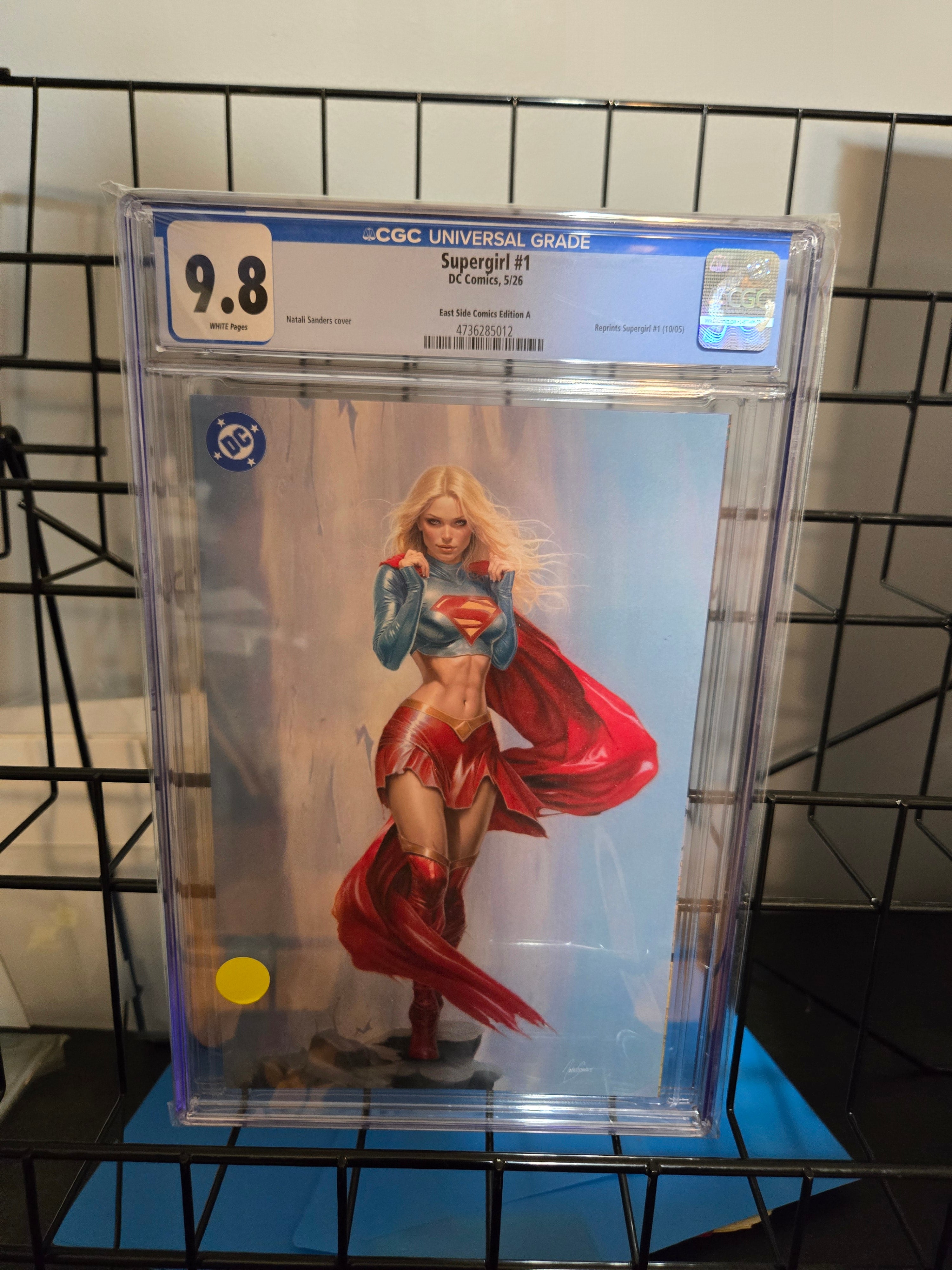 CGC 9.8 Supergirl #1 Natali Sanders Exclusive "Michael Turner Homage Variant"