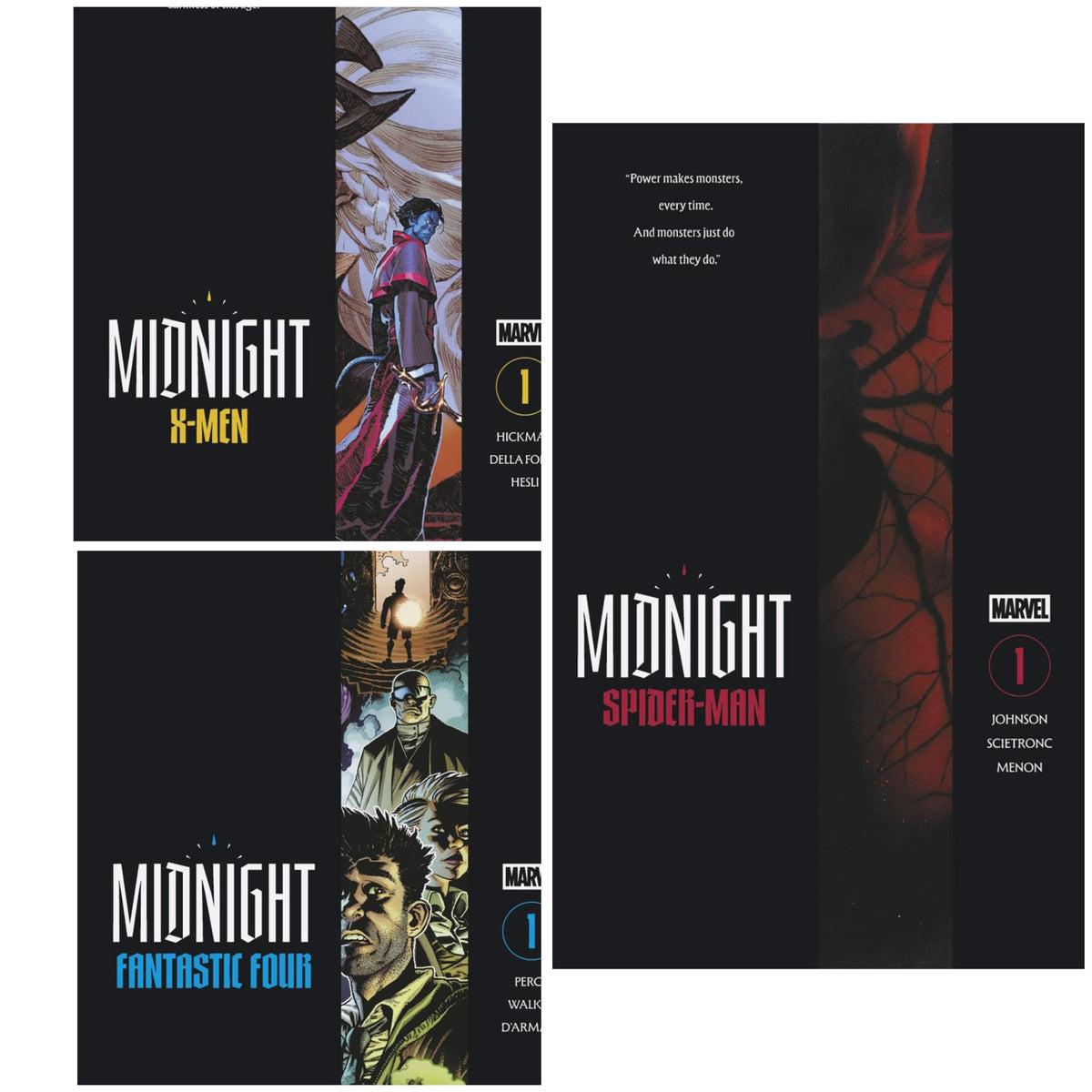 Set of 3 Marvel Midnight #1 Main Cover A - PRESALE 10/7