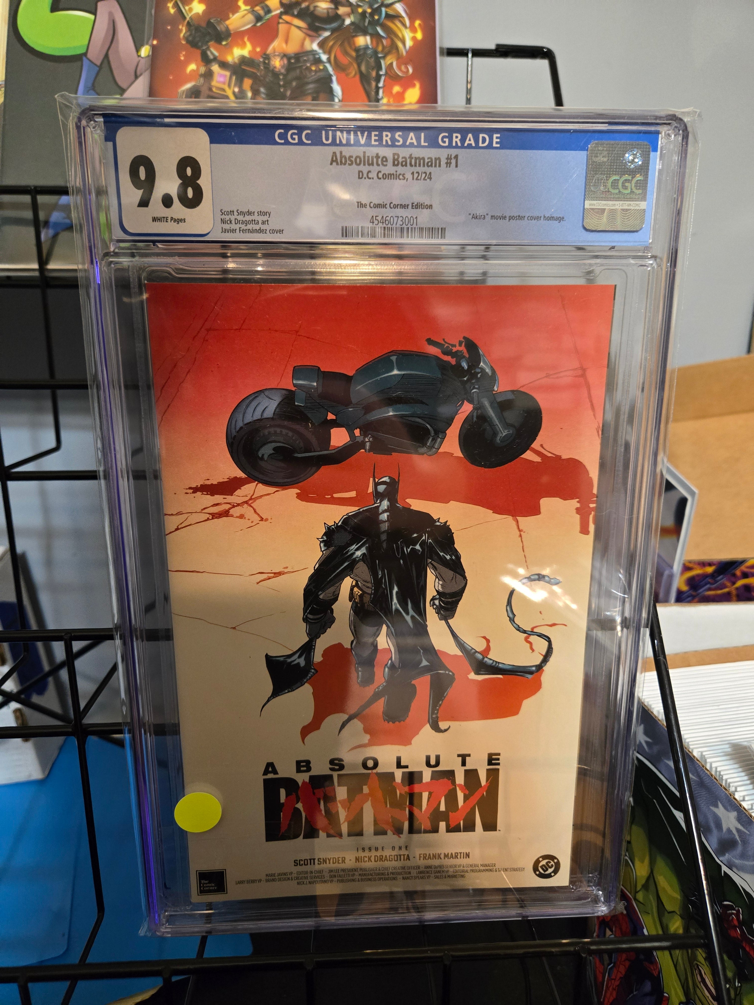 CGC Absolute Batman #1 Akira Homage NYCC Comic Mint