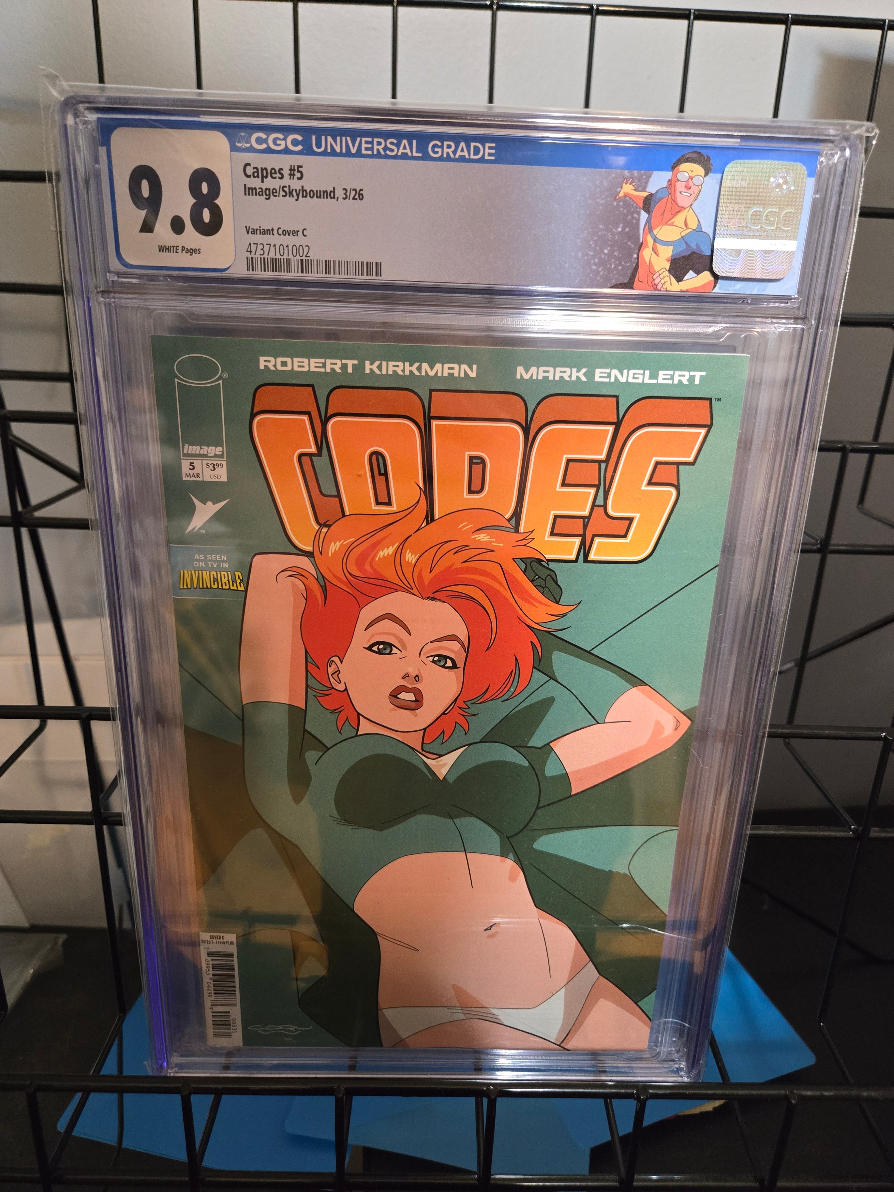 CGC 9.8 Capes #5 Cory Walker 1:10 Incentive