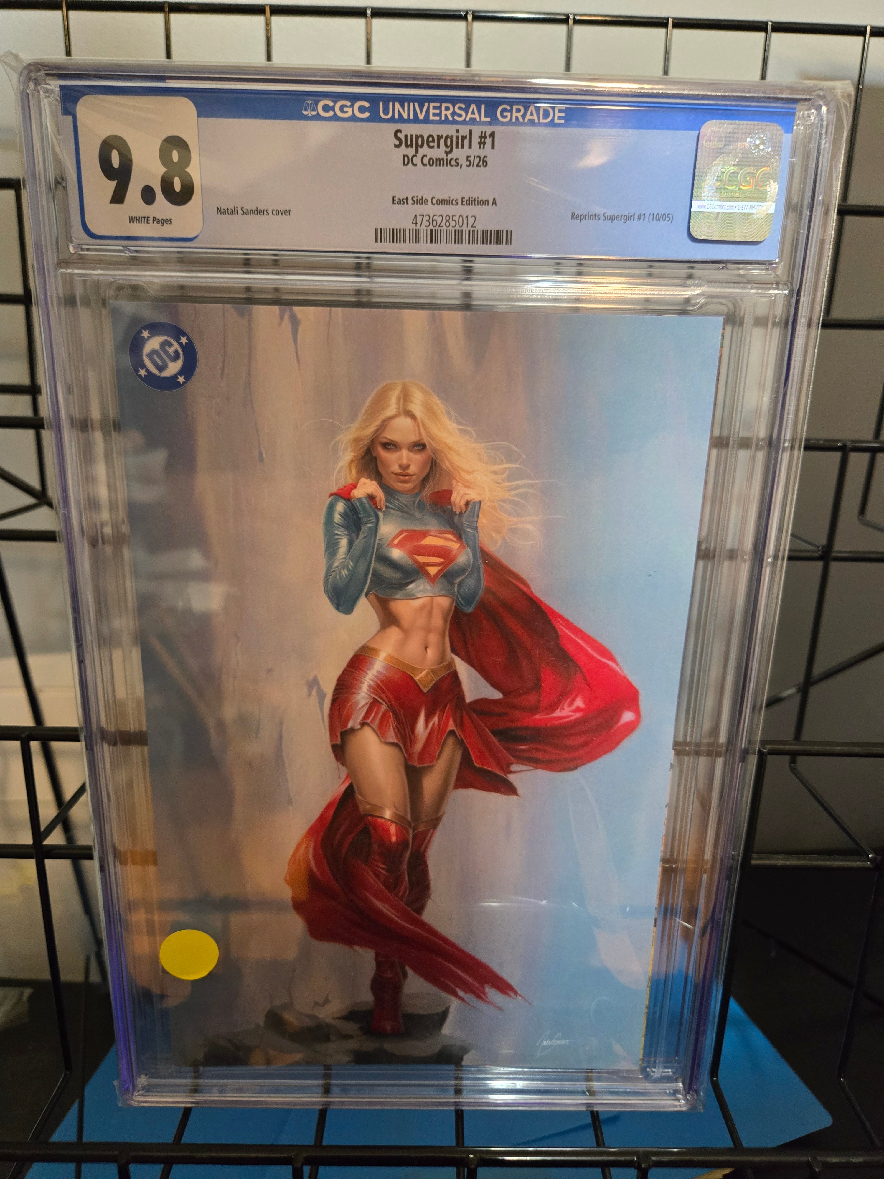 CGC 9.8 Supergirl #1 Natali Sanders Exclusive "Michael Turner Homage Variant"