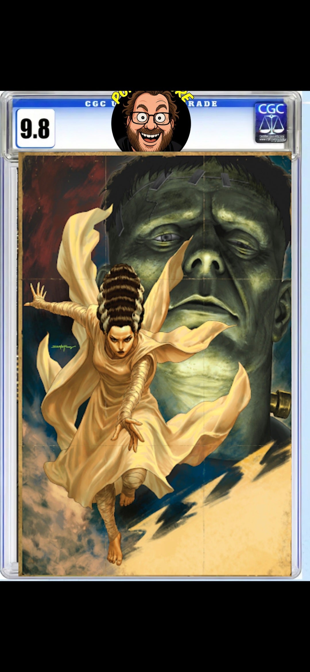 CGC 9.8 Bride of Frankenstein #1 Santa Fung Virgin COLOR Exclusive PRESALE 12/7