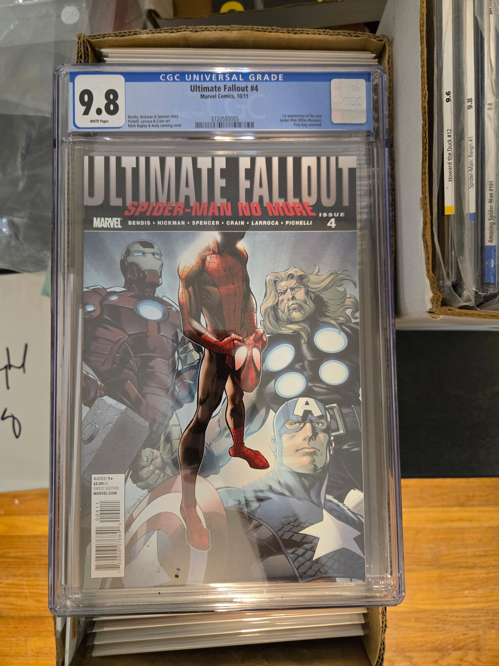 CGC 9.8 Ultimate Fallout #4 1st Appearance Miles Morales 1st Print