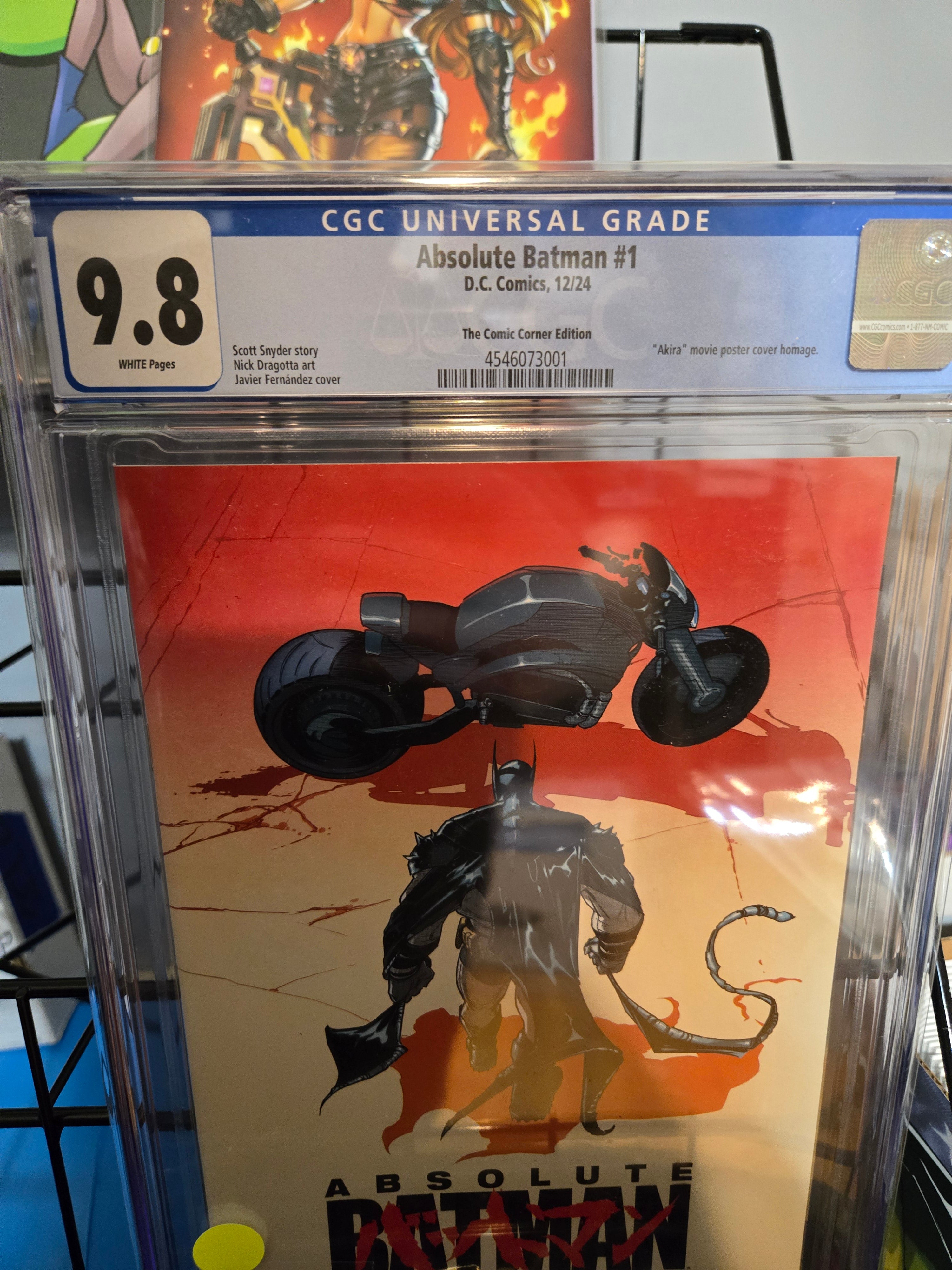 CGC Absolute Batman #1 Akira Homage NYCC Comic Mint