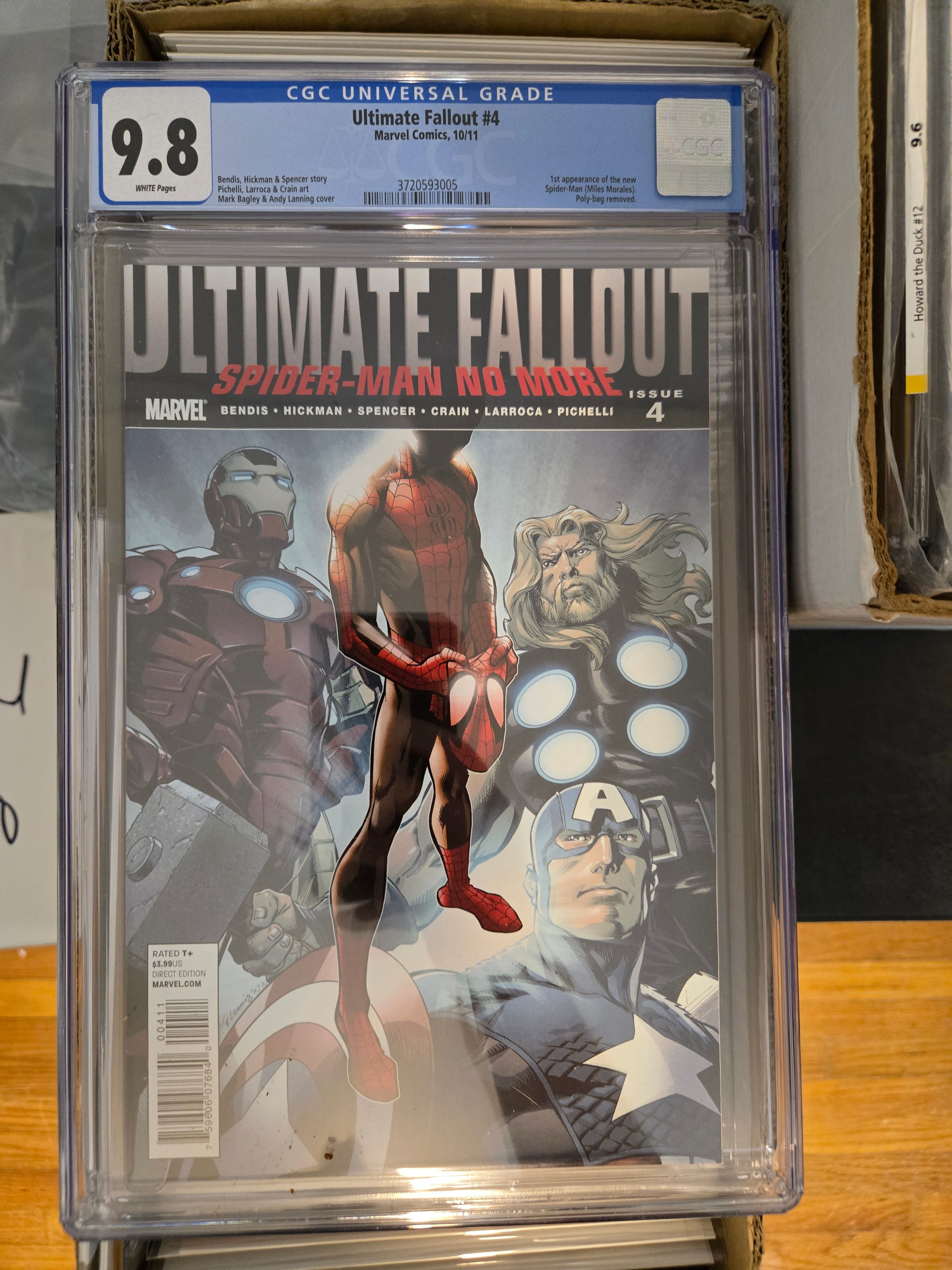 CGC 9.8 Ultimate Fallout #4 1st Appearance Miles Morales 1st Print