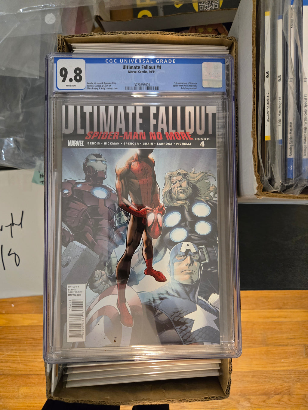 CGC 9.8 Ultimate Fallout #4 1st Appearance Miles Morales 1st Print