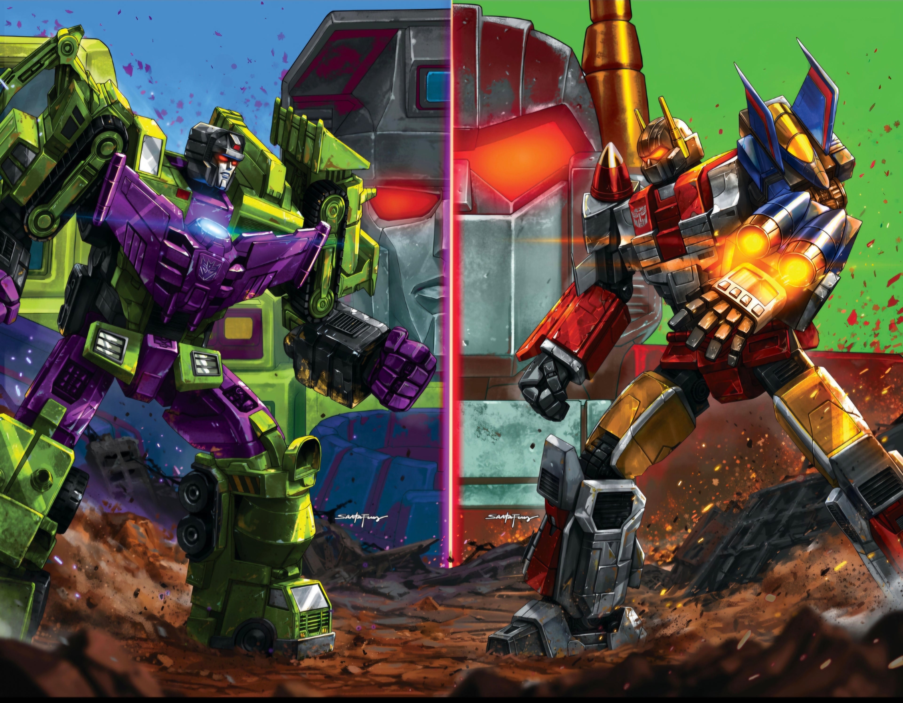 Transformers #36 Santa Fung Wraparound FOIL PreSale 9/9