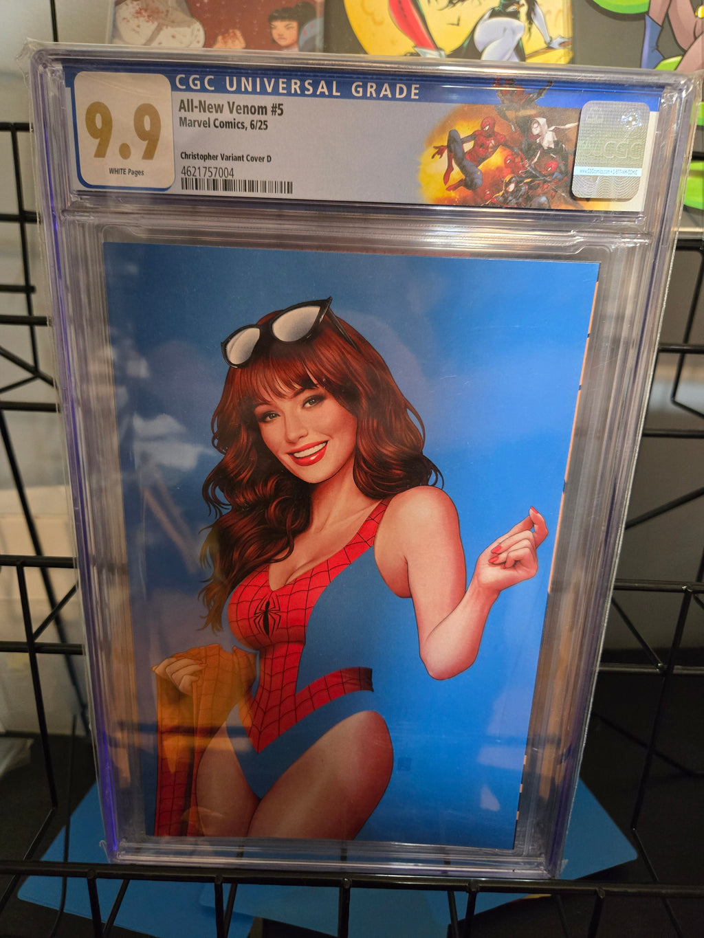 CGC 9.9 All-New Venom #5 John Tyler Christopher C2E2 Mary Jane Blue Variant
