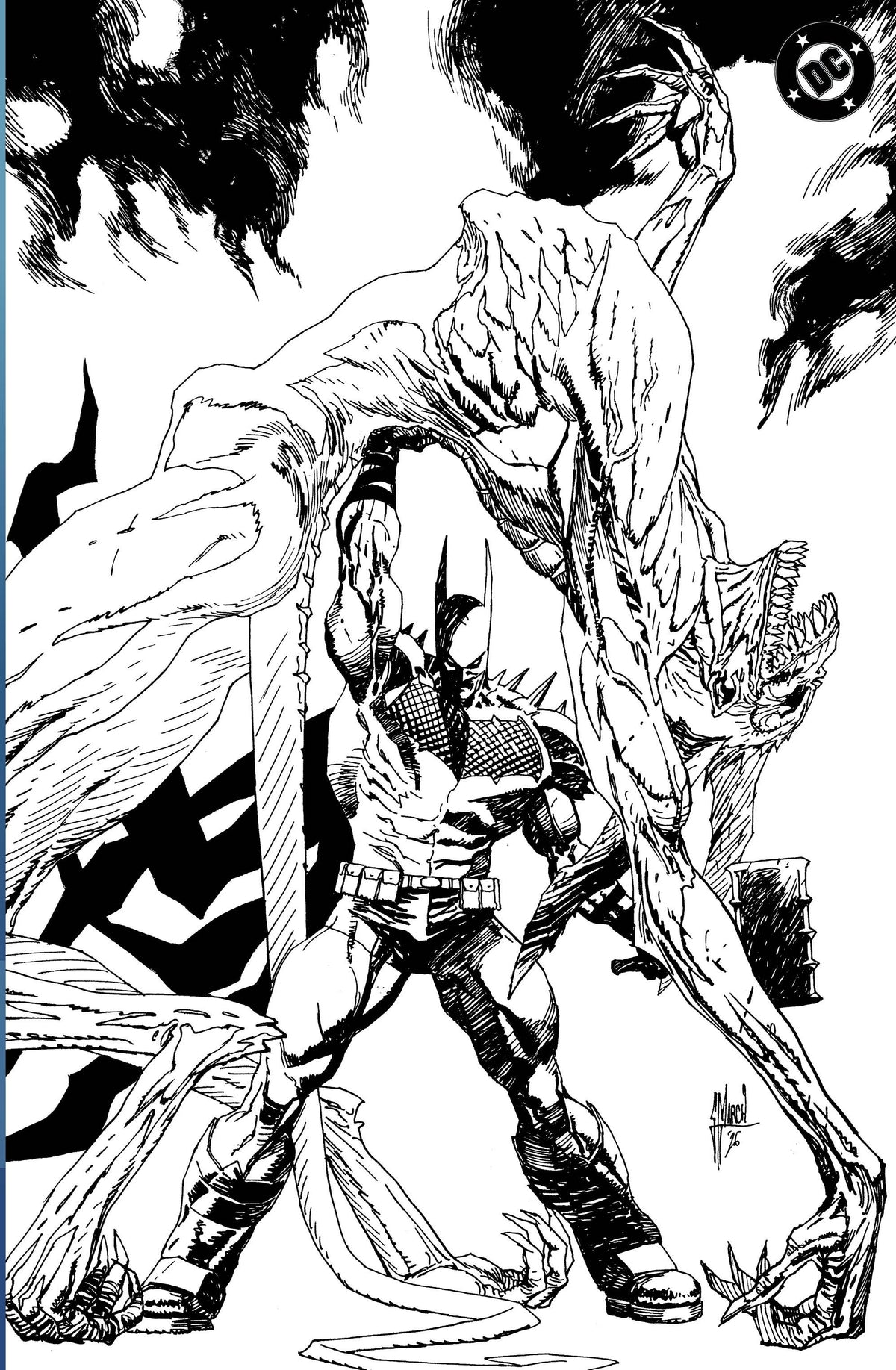 Absolute Batman #25 Guillem March B&W VIRGIN Exclusive PRESALE 10/28