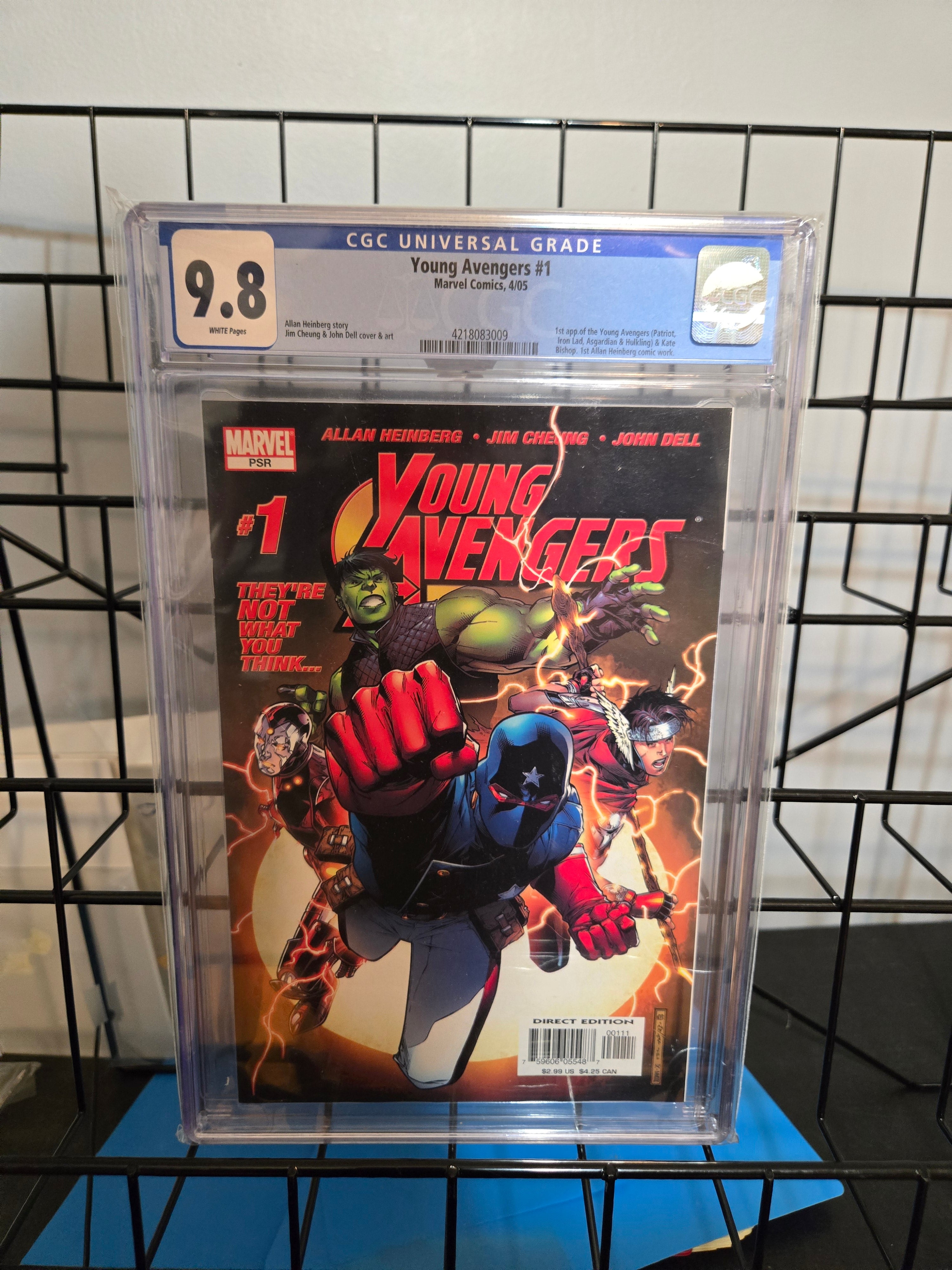 CGC 9.8 Young Avengers #1 Kate Bishop 1st Appearance