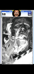 CGC 9.8 Bride of Frankenstein #1 Santa Fung Virgin B&W Exclusive PRESALE 12/7